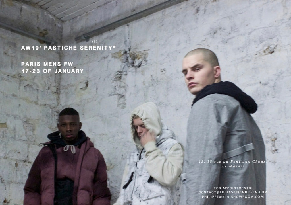 Tobias Birk Nielsen AW19 | How do you understand "PASTICHE SERENITY"?